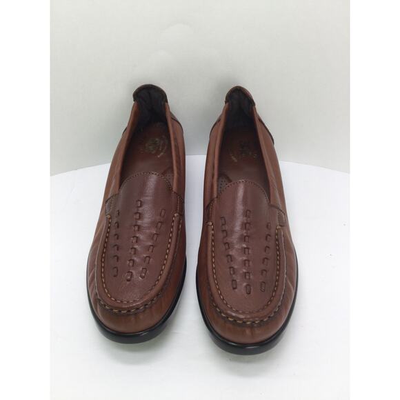 SAS Weave Loafer Chestnut Brown Womens 6.5N Comfort Shoe New - Picture 4 of 11